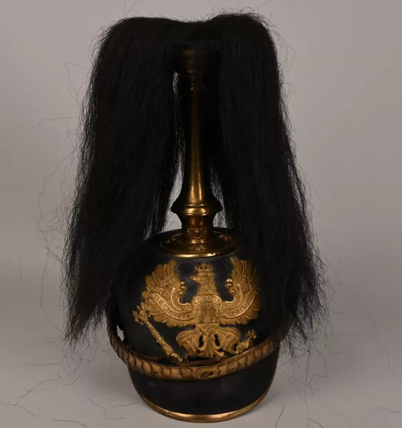 Prussian Train Officers Pickelhaube with Haarbush Visuel 1 principal